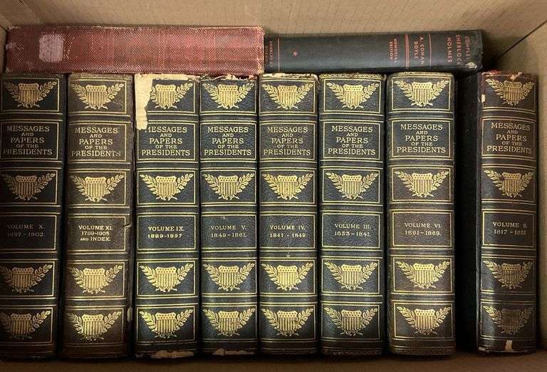 (Qty 10) Papers of the Presidents Books