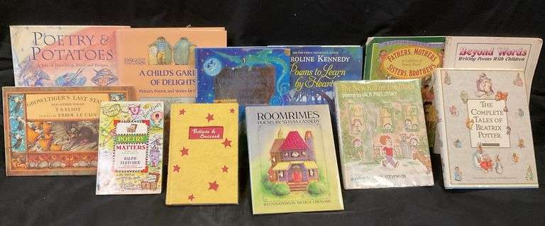 (Qty 12) Children’s Poetry Book Lot