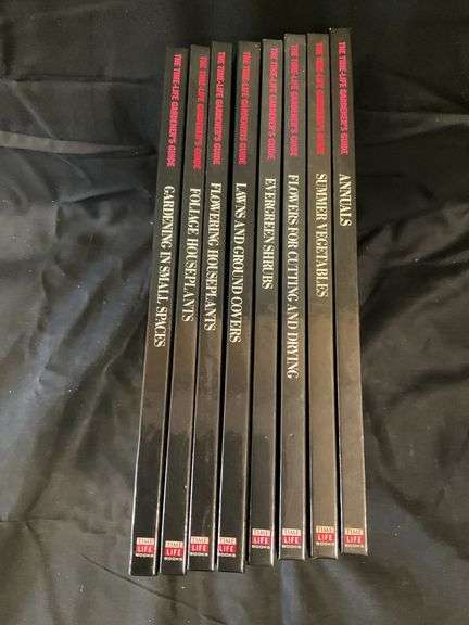 (Qty 8) Time Life Gardening Guide Books
