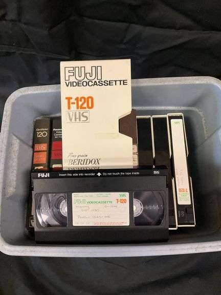 (Qty 10) Miscellaneous homemade VHS Tote
