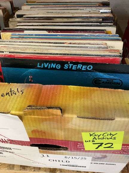 (Qty 120) instrumental LP records