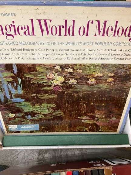 (Qty 10) LP record box sets