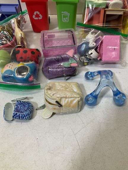 Box of Miscellaneous Barbie Chelsea toy lot