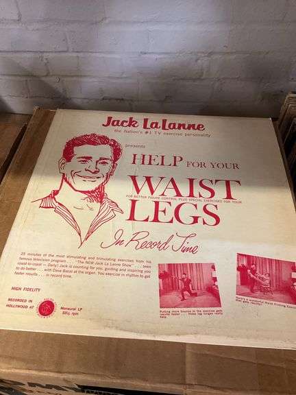 ( Qty 140) miscellaneous artist's fitness LP records