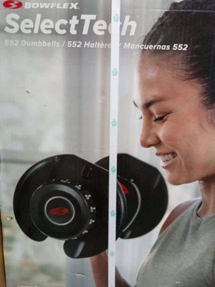 Bowflex selecttech 552 dumbbells