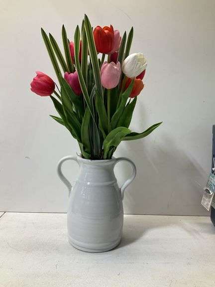 Faux 23” tulip arrangement