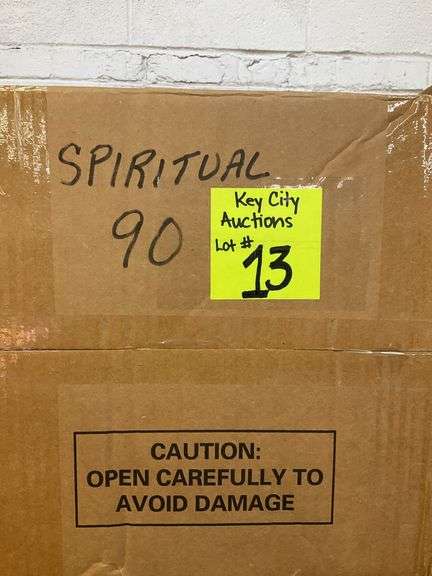 (Qty 90) spiritual LP records mystery box