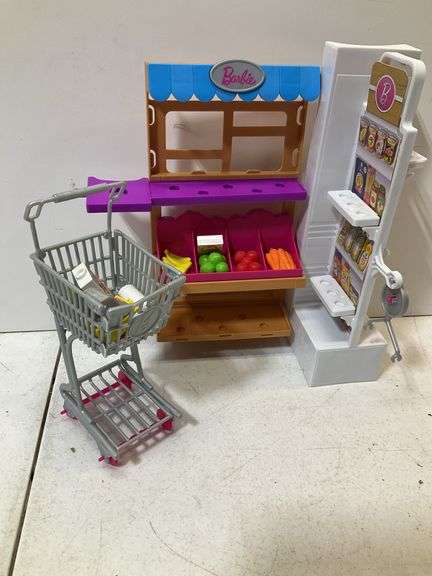 Barbie grocery shopping set