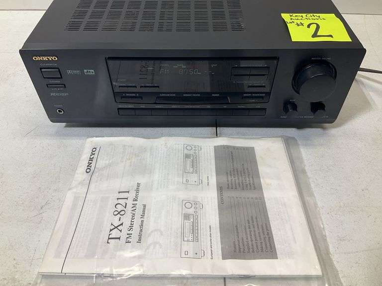 Onkyo receiver model number TX – DS474 (Tested works)