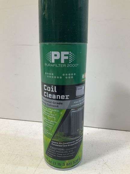 Coil cleaner for air conditioners full can