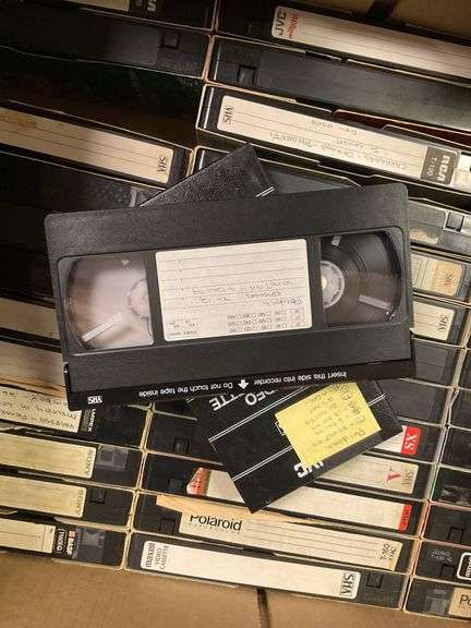 Miscellaneous Homemade VHS Lot (41)