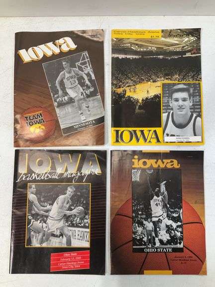 (Qty 4) Iowa Hawkeye basketball programs