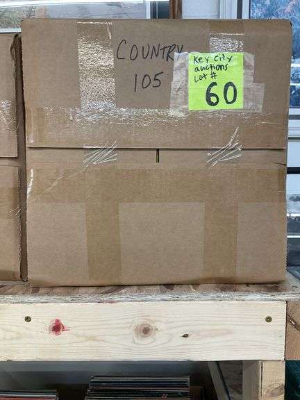 (Qty 105) country LP records mystery box