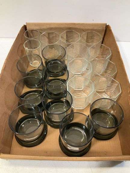 Octagon glasses lot