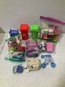 Box of Miscellaneous Barbie Chelsea toy lot