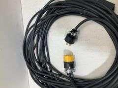 50” black extension cord