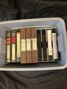 (Qty 10) Miscellaneous homemade VHS Tote