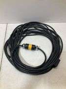 50” black extension cord
