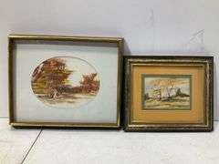 (Qty 2) Bonnie Gladish watercolor paintings