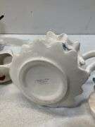 (4) teapot ceramic lot