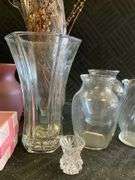 Tote of flower vases
