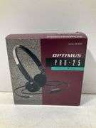 Optimus pro25 stereo headphone (new in box)
