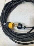 50’ black extension cord