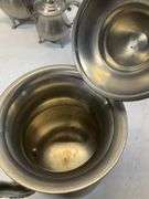 (4) Pewter tea service set