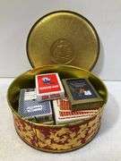 Tin of playing cards