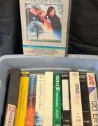 (Qty 10) Misc VHS Tote