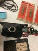 Vintage audio connectors, switches, and cables