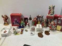 Box of Christmas decorations