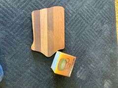 No spill car mug & Iowa wooden cutting board