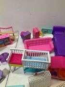 Barbie furniture box of large accessories