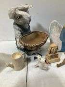 (9) angel and Peter rabbit decor lot