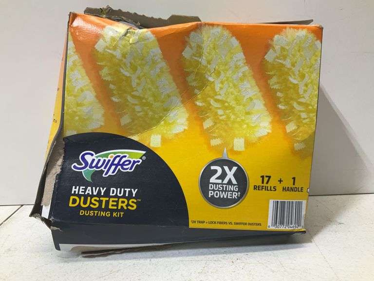 Swiffer heavy duty dusting kit (damaged packaging)