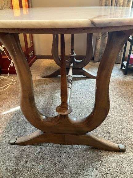 (3 piece) Italian imported dining set with (6) chairs