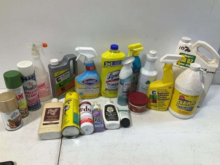(20) partially use home chemicals and cleaners