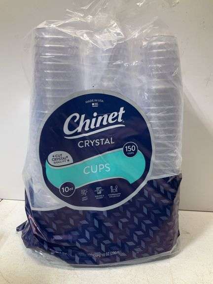 China Crystal 10 oz. cups