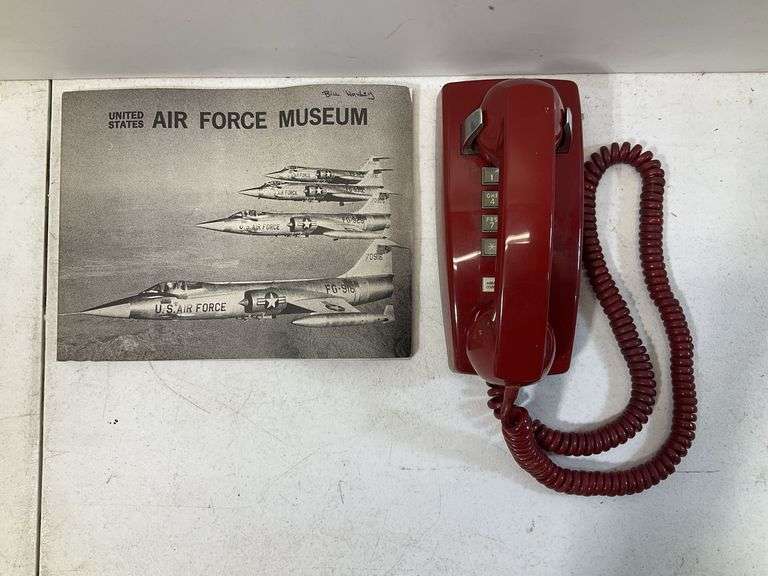 Air Force museum book with red phone