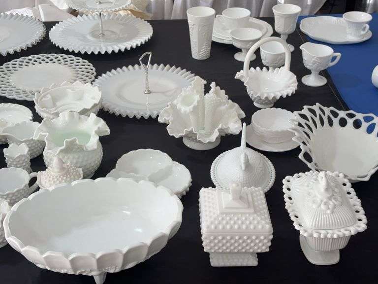 *333* Piece milk glass collection
