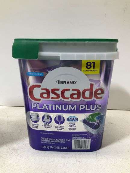 Cascade platinum plus dishwasher tan