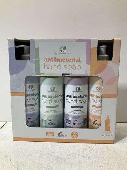 (4) 16 fl oz antibacterial hand soap