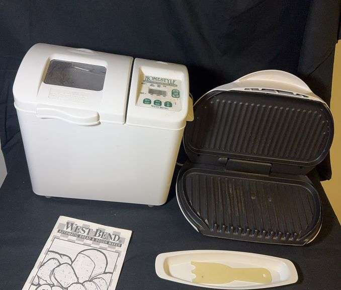 George Forman grill and Homestyle bread maker