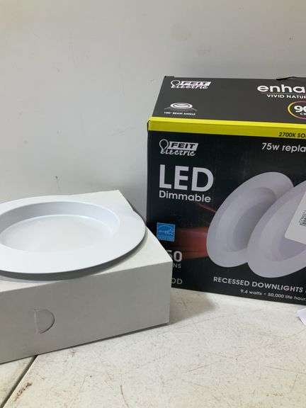 (1) LED dim, all recessed down light 5”or6 “