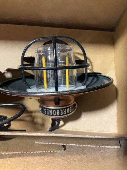 Edison Barebones 3 lamp string lights (tested works)