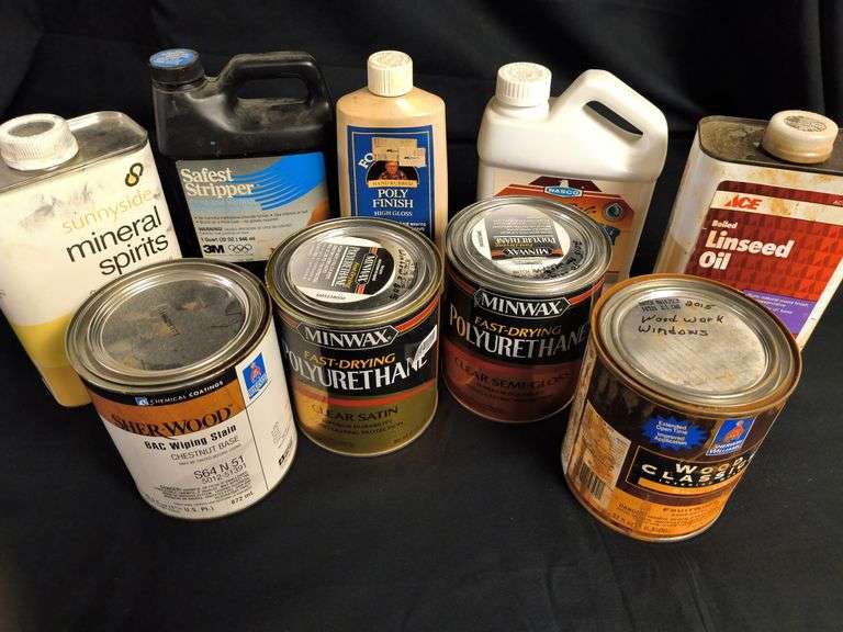 (13) Wood working stains/chemicals