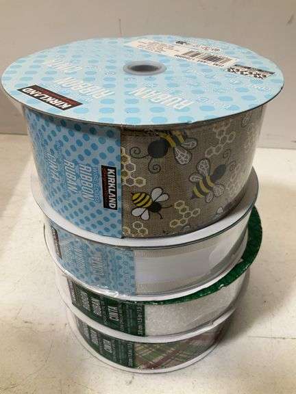 (Qty 4) rolls of ribbon Bee