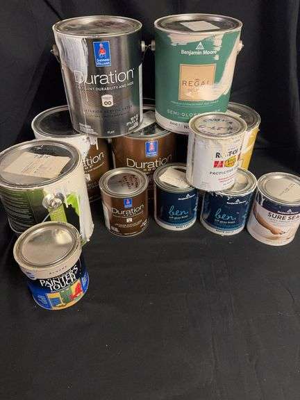 (12) Used House Paint