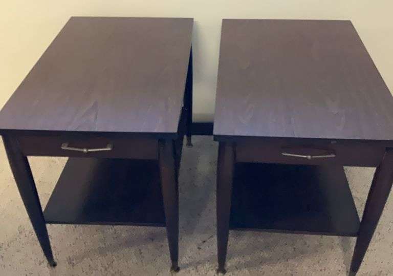 (Qty 2) End tables with drawers